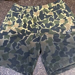 Adidas French Terry sweat shorts men xxl camo